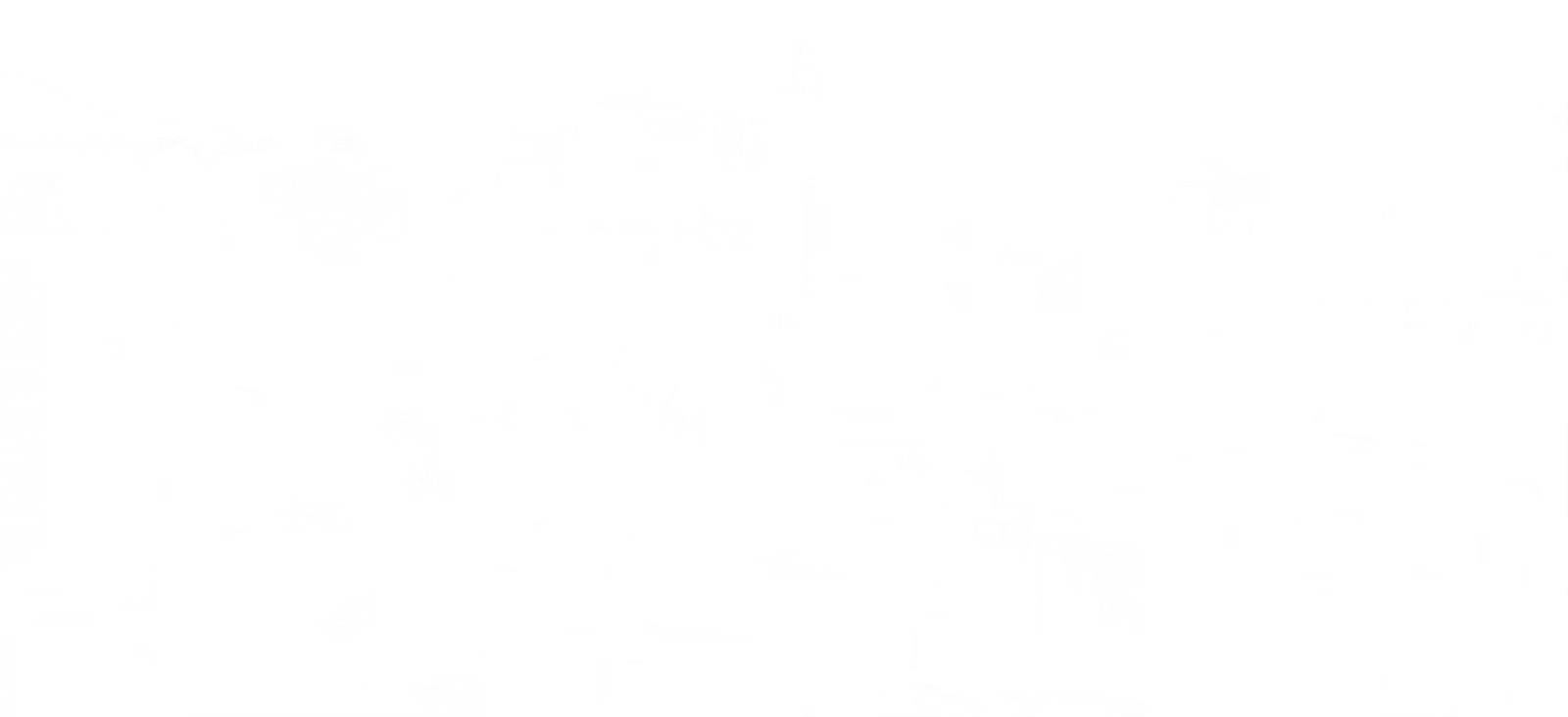 Savski Kej landscape line art